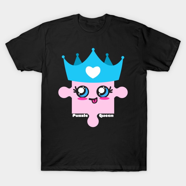 Puzzle Queen! T-Shirt by Mey Designs